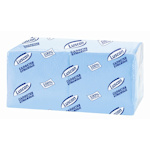 Салфетки сервировочные Luscan Profi Pack 1-слойные, пастель, голубые с тиснением, 24x24 см, 400 шт. …
