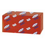 Салфетки сервировочные Luscan Profi Pack 1-слойные, красные с тиснением, 24x24 см, 400 шт. в упак