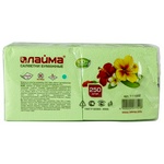 Салфетки бумажные, 250 шт., 24х24 см, ЛАЙМА, зеленые (пастель), 100% целлюлоза, 111952