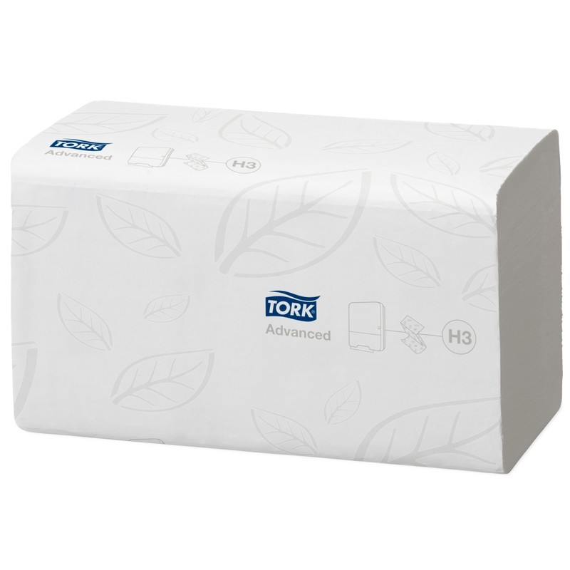 Полотенца бумажные Tork Advanced 290163, белые, 2-слойные, 15 рул. в упак