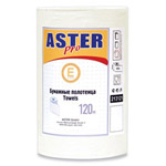 Полотенца бумажные Aster Mini, 231145, белые, 1-слойные, 12 рул. в упак