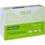 Полотенца бумажные OfficeClean Professional 246254/Р, 21х23, Z-сл, H2, 2-х слойн., 190 л, белые