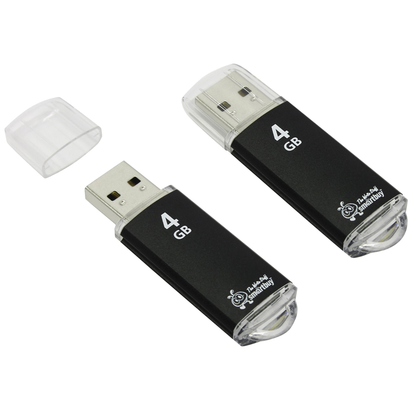 USB Flash память Smart Buy V-Cut 4GB черная