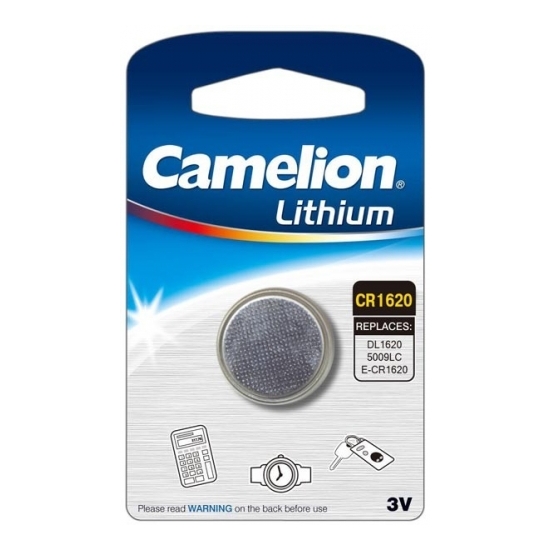 Батарейка Camelion CR1620 BL1, 3V