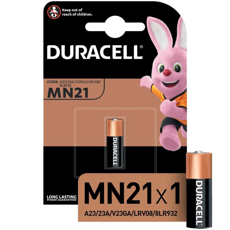 Батарейка для сигнализации Duracell 23A, A23, MN21, V23GA, 12 v
