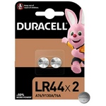 Батарейка Duracell LR44, Alkaline, 1.5V, BL2, 2 шт