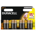 Батарейки Duracell Basic АА LR6 алкалиновая, 1,5 В, 8 шт