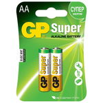 Батарейки GP Super Alkaline AA A316 LR6, 1.5В, алкалиновые, 2 шт