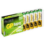 Батарейки GP Super Alkaline AAA LR03 24A алкалиновые, 10 шт