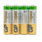Батарейки GP Super Alkaline AA LR6 15A, 1,5V 4 шт. упак