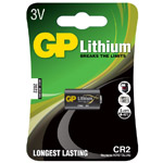 Литиевые батарейки GP CR123A, 3V lithium фото, 1CR2 / DLCR2, 1 шт. в упак