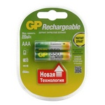 Аккумулятор GP HR03 AAA 850 mAh 1.2В NiMh 85AAAHC-BL2 2 шт