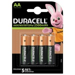 Аккумуляторы DURACELL AA/HR6-4BL 2500mAh 4 шт