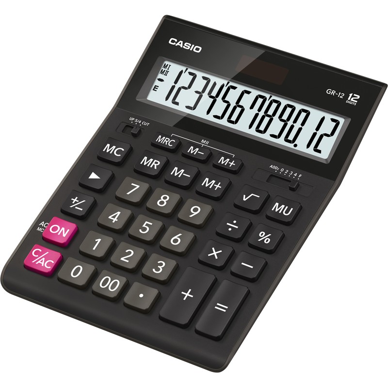 Калькулятор Casio GR-12 12-разрядный, настольный
