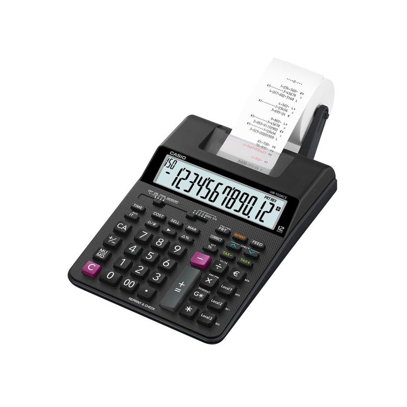 Калькулятор Casio HR-150RCE с печатающим устройством