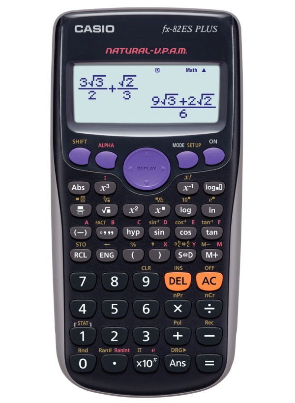Калькулятор научный Casio FX-82ES PLUS разрядность 10+2