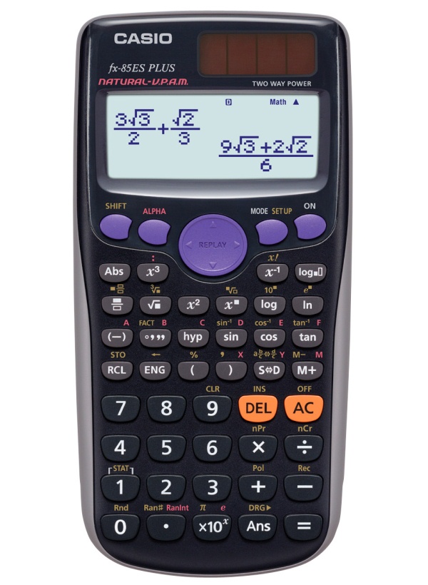 Калькулятор научный Casio FX-85ES PLUS разрядность 10+2