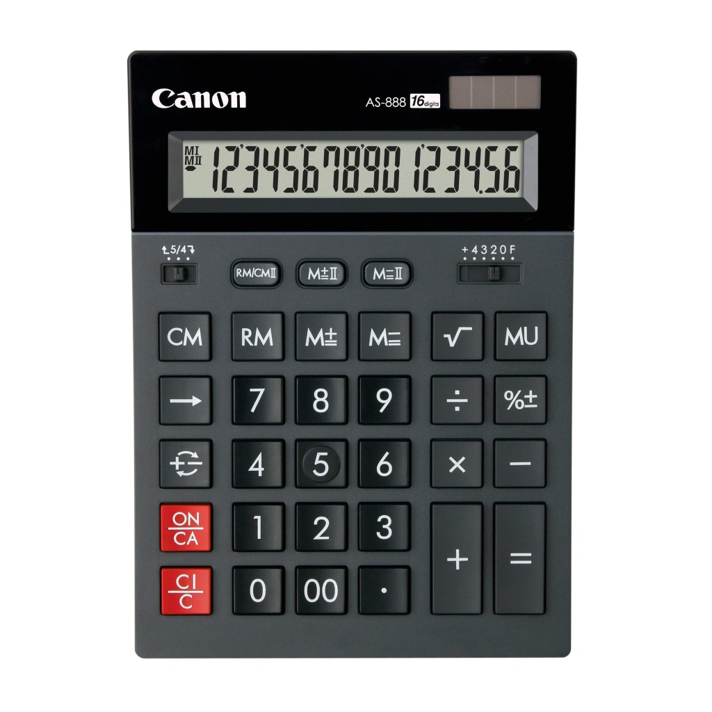 Калькулятор Canon AS-888 16-разрядный, настольный.