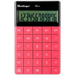 Калькулятор Berlingo CIP_100 12-разрядный, двойное питание, тёмно-розовый