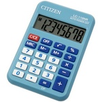 Калькулятор карманный Citizen LC-110NRBL, 8 разрядный, голубой