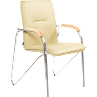 Кресло Samba Silver DO122/бук светло-бежевый, искусственная кожа