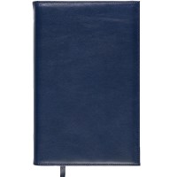 Ежедневник Boncarnet Prestige, недатированный, А5+, 160x250 мм, синий, натуральная кожа, 190 л