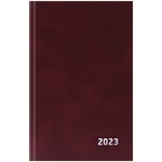 Ежедневник датированный 2023г., А5, 168л., бумвинил, OfficeSpace, бордовый ЕД5тБВ_45104