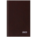 Ежедневник датированный 2023г., А5, 168л., бумвинил, OfficeSpace, коричневый ЕД5тБВ_45106