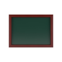 Настенная доска магнитно-меловая, зеленая, 500х700 мм