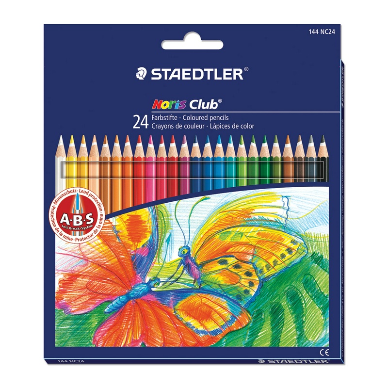Карандаши цветные STAEDTLER "Noris club" 144 NC24, 24 цвета