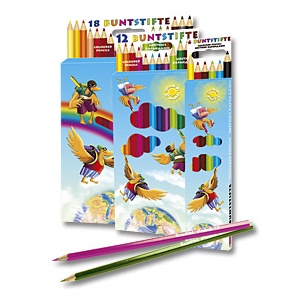 Карандаши цветные 12 цветов School Point SKY арт.6302112-02