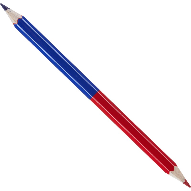 Карандаш двухцветный KOH-I-NOOR 3423, красный синий