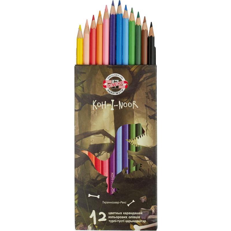 Карандаши цветные 12 цветов Koh-I-Noor 3592, шестигранные