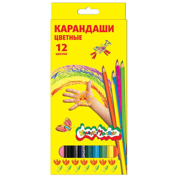 Карандаши цветные Каляка-Маляка ККМ12, 12 цветов