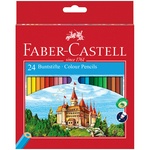 Карандаши цветные Faber-Castell Eco "Замок", 24 цвета