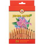Карандаши цветные Koh-I-Noor Jumbo Natur 2174N24001KZ, 24 цвета
