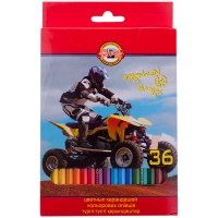 Карандаши цветные Koh-I-Noor 3555036007KSRU Спорт, 36 цветов
