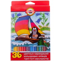 Карандаши цветные Koh-I-Noor Крот 3655036026KSRV, 36 цветов