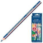 Карандаши цветные STAEDTLER "Noris Club" 129 NC6, утолщенные, 6 цветов