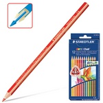 Карандаши цветные STAEDTLER "Noris club" 127 NC12,12 цветов, трехгранные