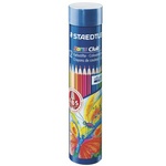 Карандаши цветные STAEDTLER "Noris club" 144 NMD12, металлический тубус, 12 цветов