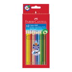 Акварельные карандаши 12 цветов Faber-Castell "GRIP" 112412