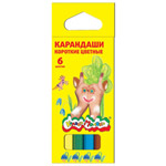 Карандаши цветные Каляка-Маляка КККМ06 короткие 6 цветов