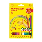 Карандаши цветные Каляка-Маляка ККМ18, 18 цветов