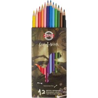 Карандаши цветные 12 цветов Koh-I-Noor 3592, шестигранные