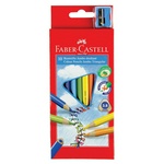 Карандаши цветные с точилкой Faber-Castell JUNIOR GRIP 116510, 10 цветов