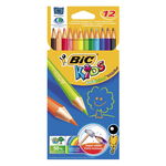 Карандаши цветные 12 цветов BIC Evolution