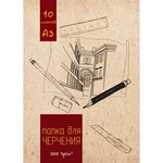 Папка для черчения Kroyter Город А3, 200 г/м², 10 л