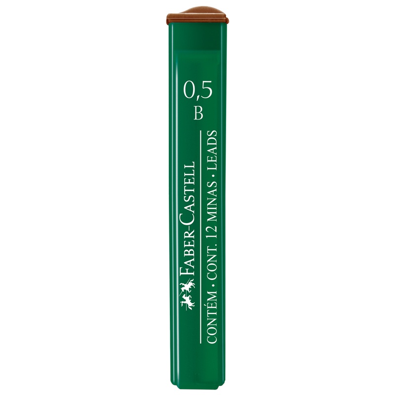 Стержни Faber-Castell OF9125 В, 521501, 0,5 мм, B, для механических карандашей