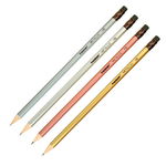 Карандаш чернографитовый inФОРМАТ Metallic PCNBM-HB, с ластиком